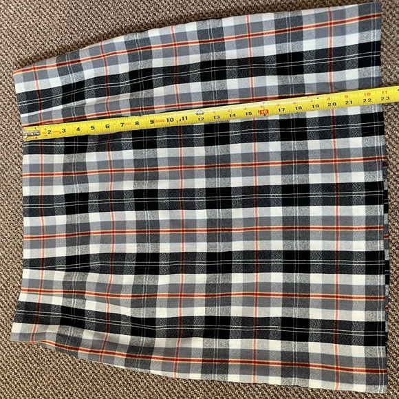 ✨ JG Hook Plaid 100% Wool Pencil Skirt Academia Plus Size - Picture 8 of 8